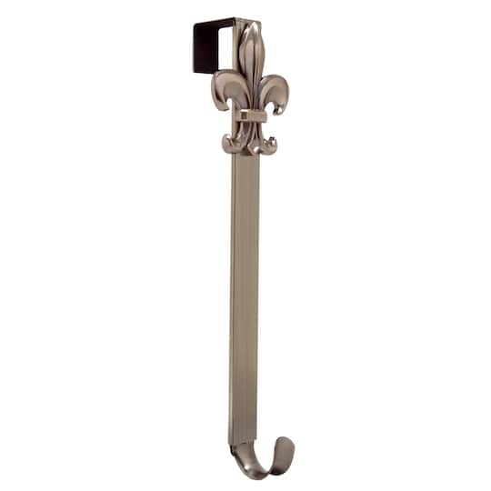 Haute Decor Oil-Rubbed Bronze Fleur de Lis Adjustable Wreath Hanger